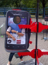 Strój maskotki MOTOROLA Strój maskotki MOTOROLA
